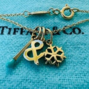 Tiffany Fire and Ice Yellow Gold Necklace